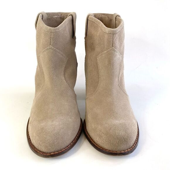 Splendid Lakota Pull On Ankle Boot Bootie Tan Nuts Suede 7.5 - Picture 3 of 7